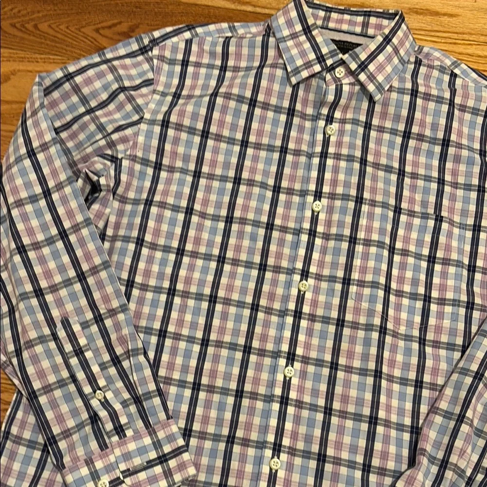 Ex Condition Men's Banana Republic Plaid Shirt Size L